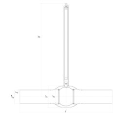 Кран шаровый с удлиненным штоком КШ.П.П.RS - 3